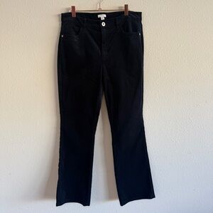 J. Jill Navy Blue Corduroy Pants Size 10 Petite Cotton Office WorkWear Casual